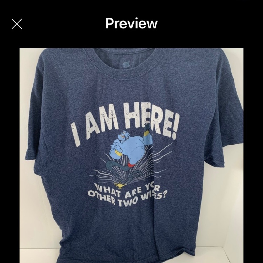 Vintage Disney Aladdin tee